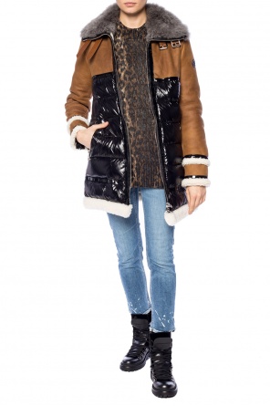 Quilted jacket with fur collar, zdjęcie 2 Quilted jacket with fur collar od Moncler